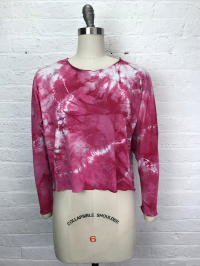 Juni Long Sleeve Petite Top in Cherry Blossom Tangle - One Size