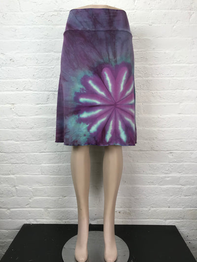 Knee Length Skirt in Bluebell