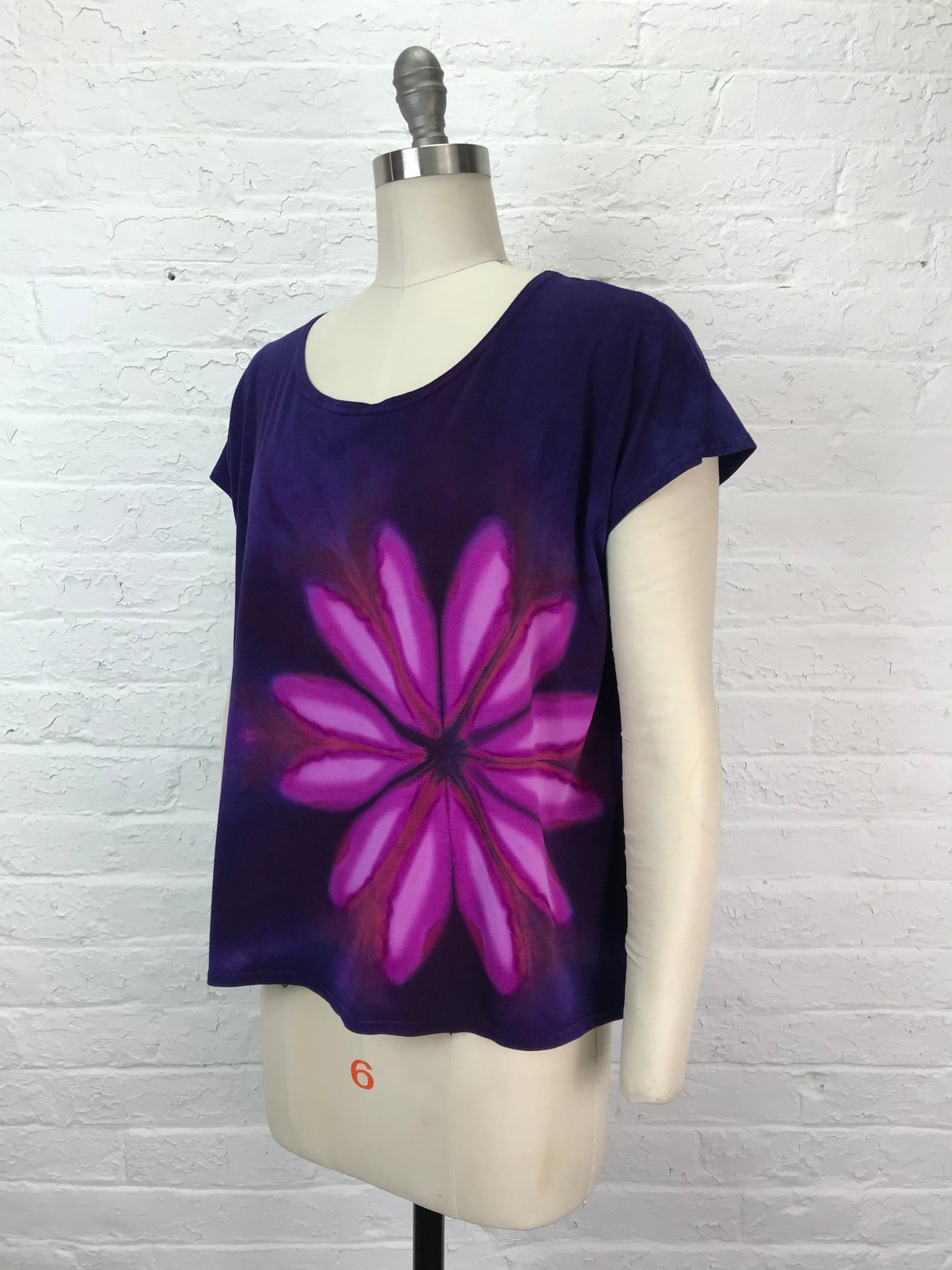 Elsie Top in Amethyst Daisy