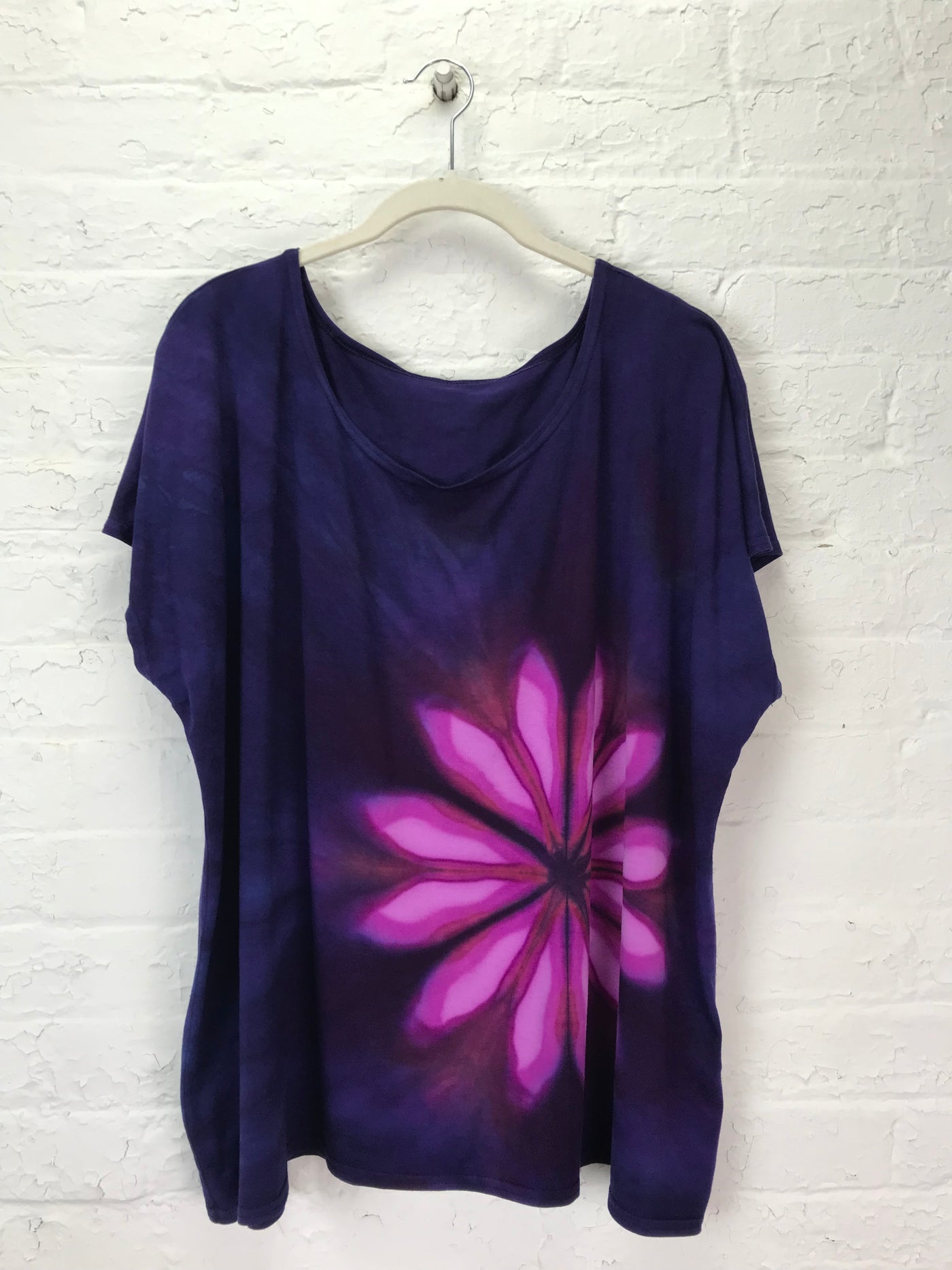 Elsie Top in Amethyst Daisy