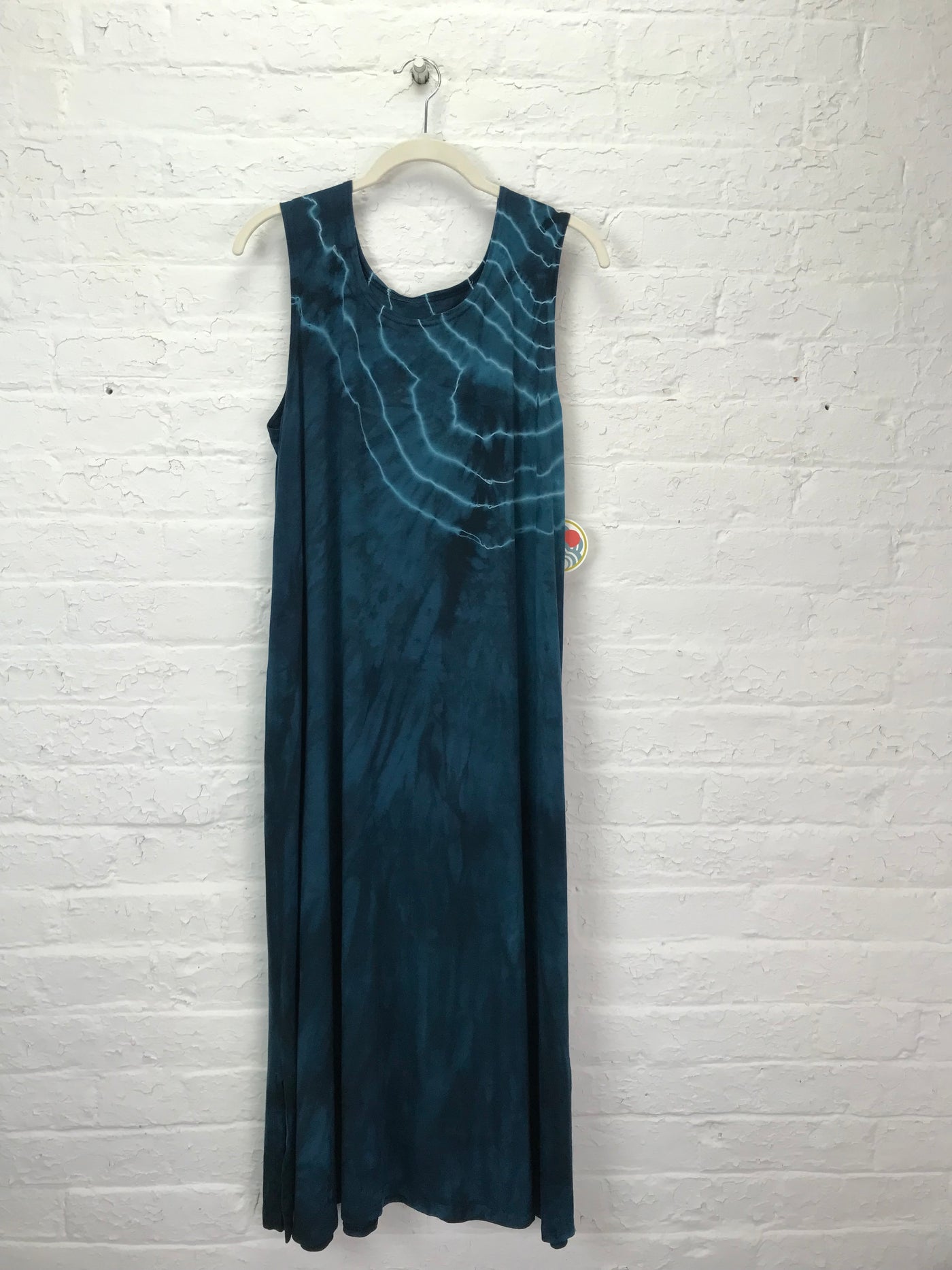 Eileen Midi Tank Dress in Malachite Geode