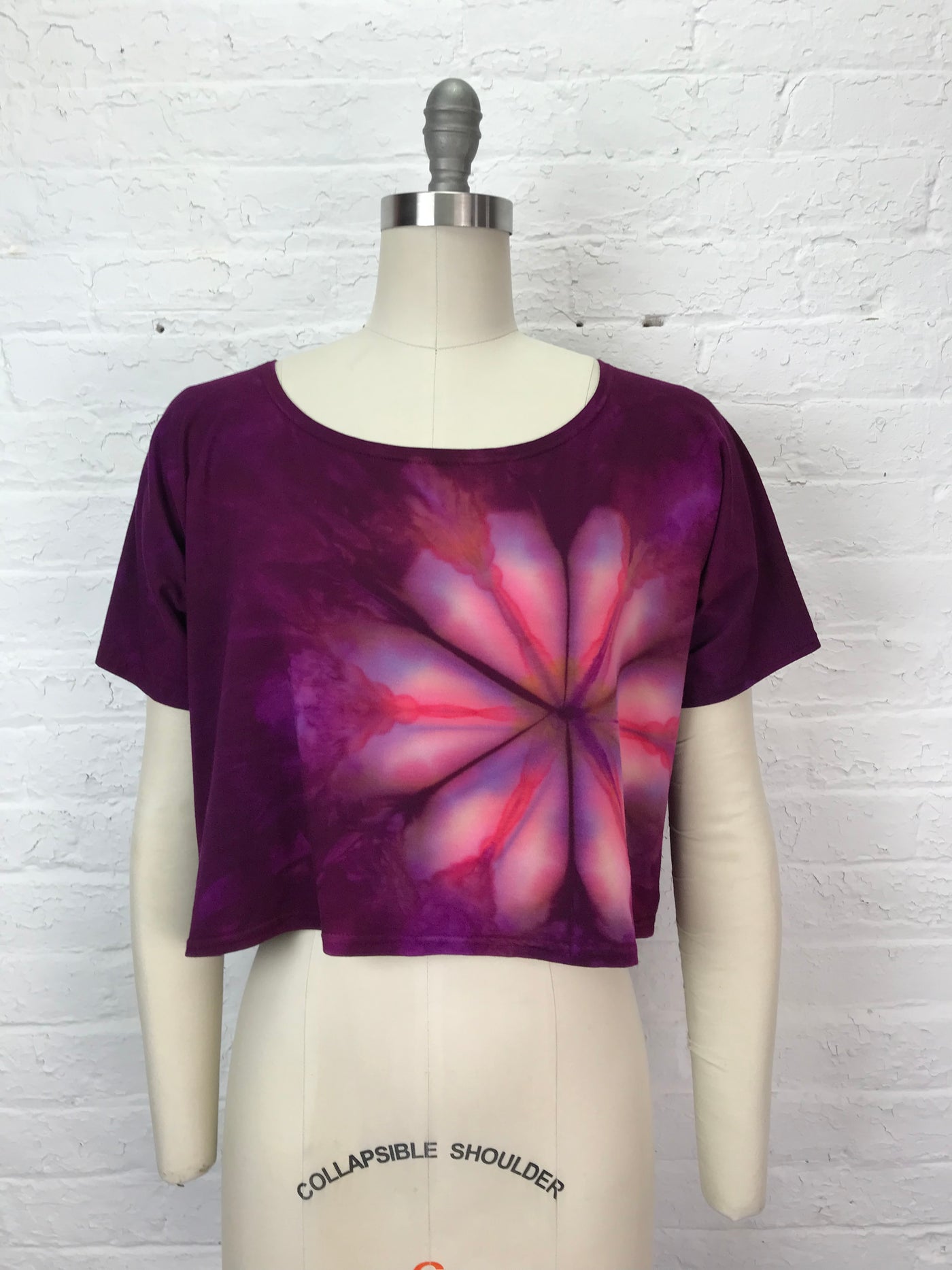 Astrid Crop Top in Hot House Flower - One Size