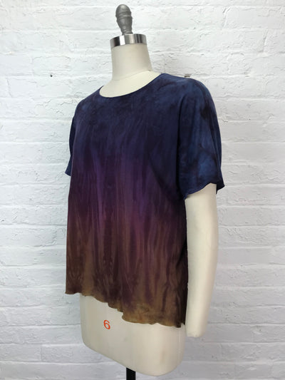 Juni Short Sleeve Shirt in Iridescent Dawn - One Size