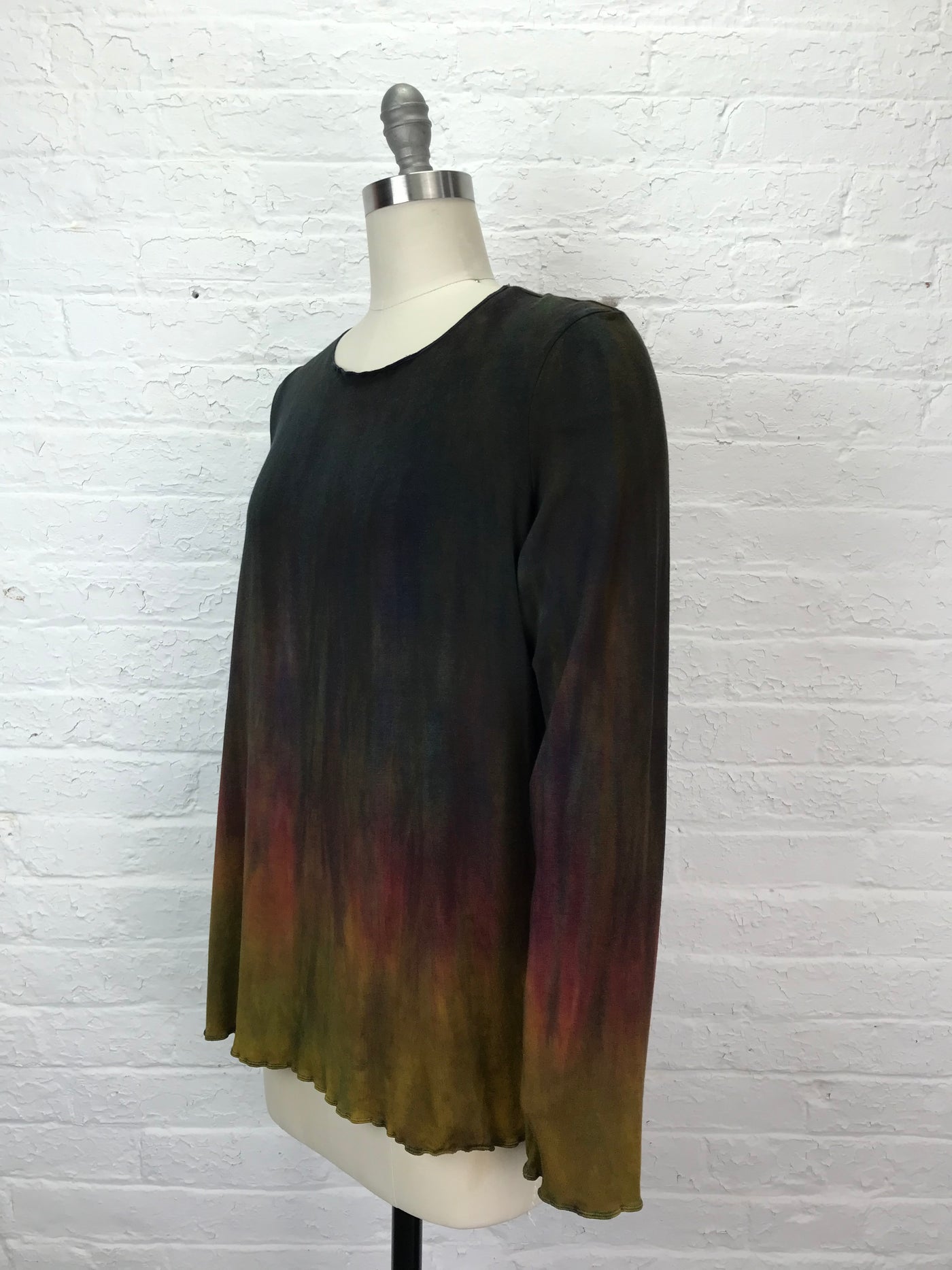 Jane Long Sleeve Top in Iridescent Dawn - XXL