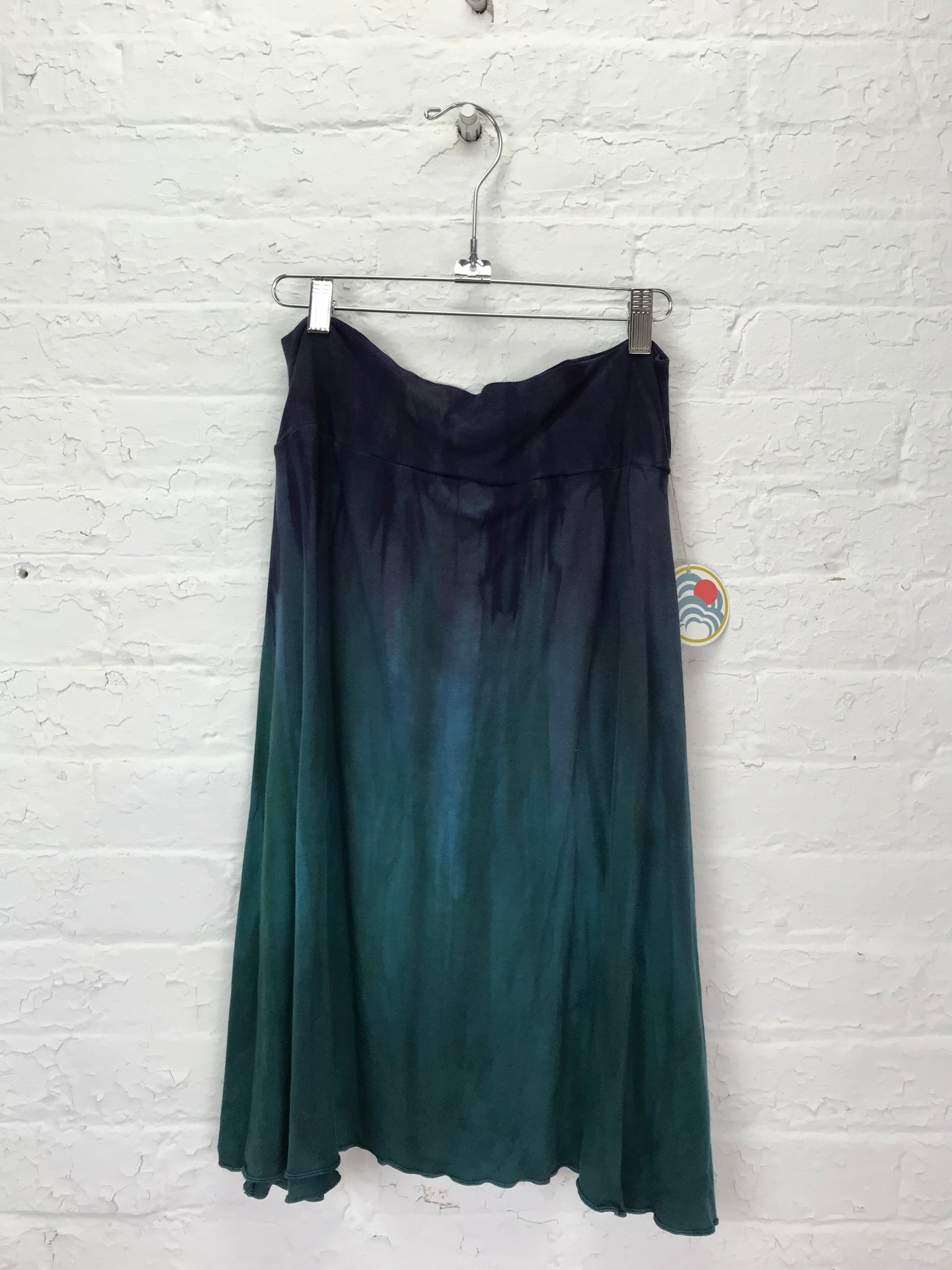 Knee Length Skirt in Mermaid Ombre