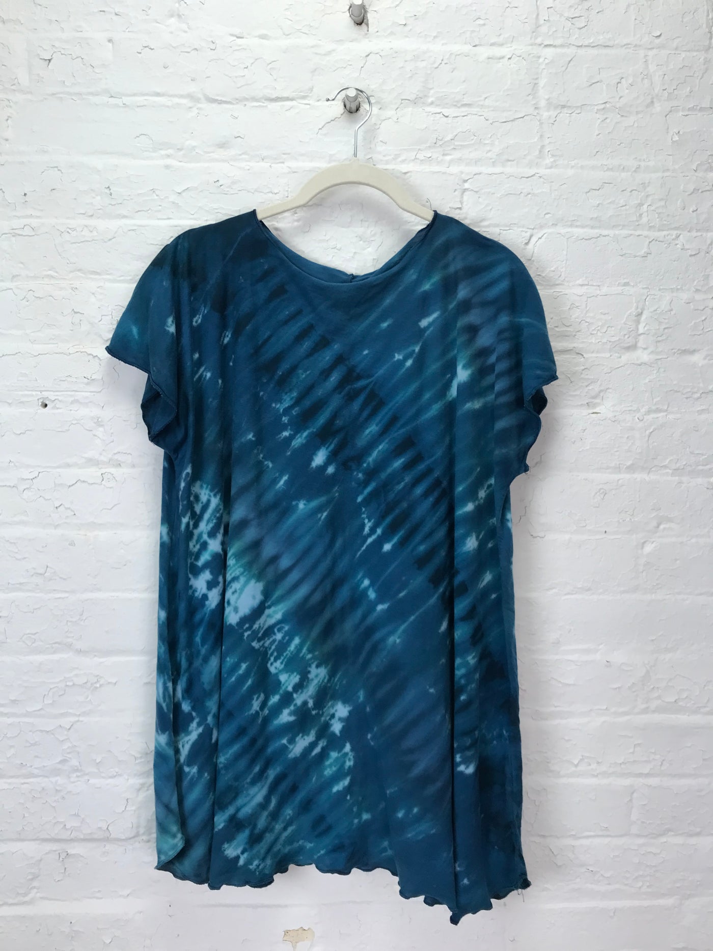 Catherine Tunic in Teal Wave