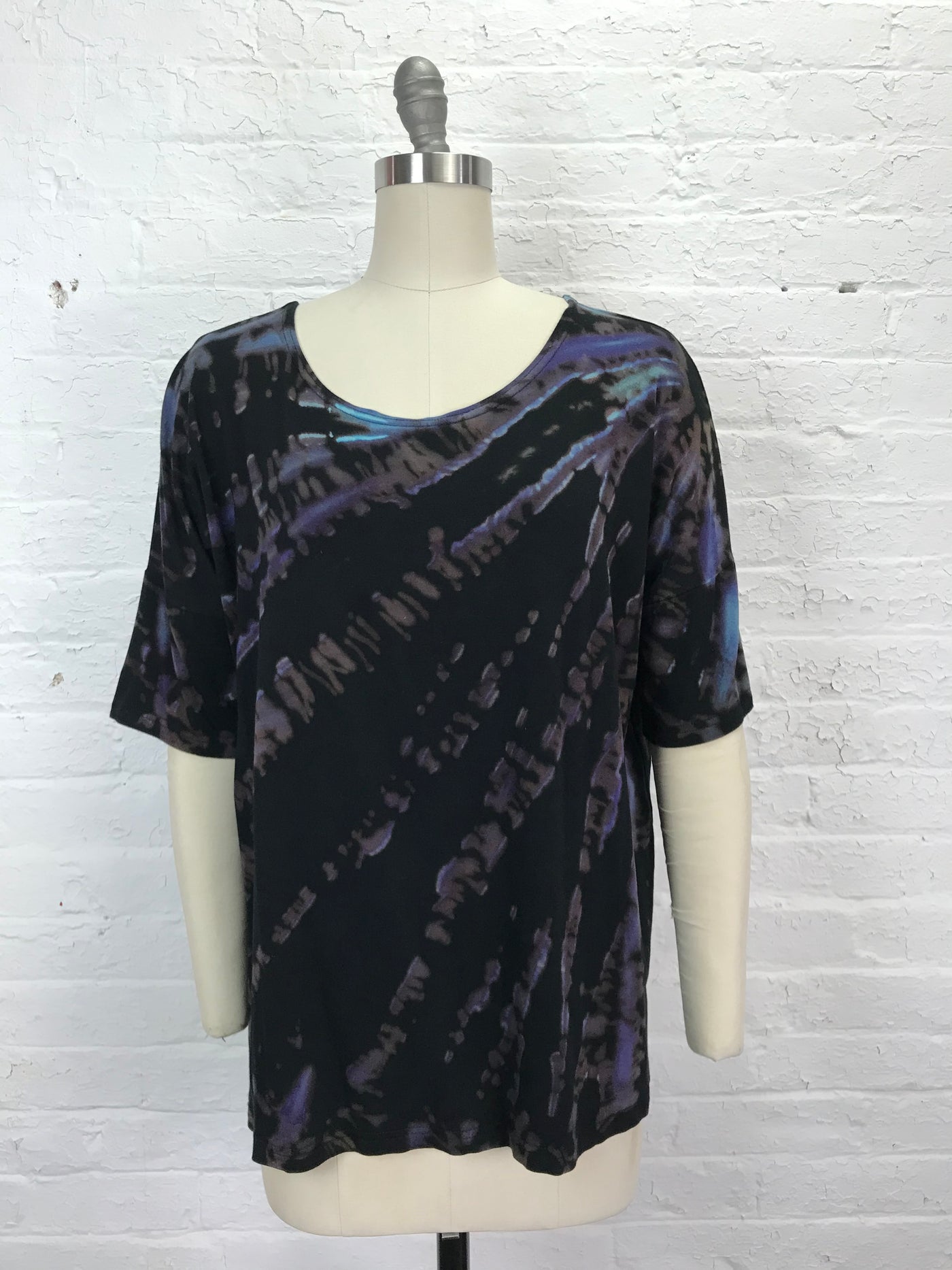 Grace Tunic in Blue Violet Rain