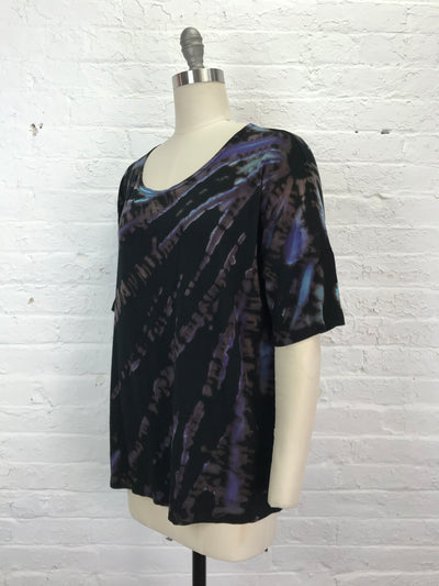 Grace Tunic in Blue Violet Rain