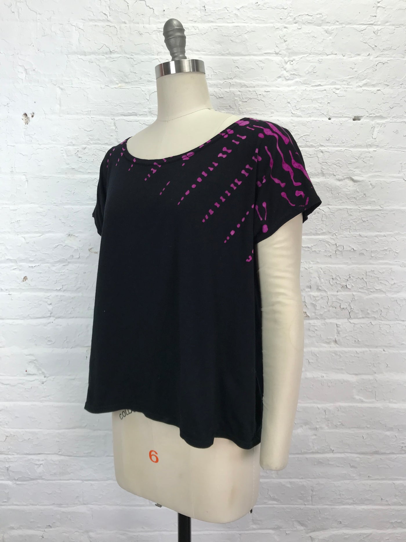 Elsie Top in Berry Vines