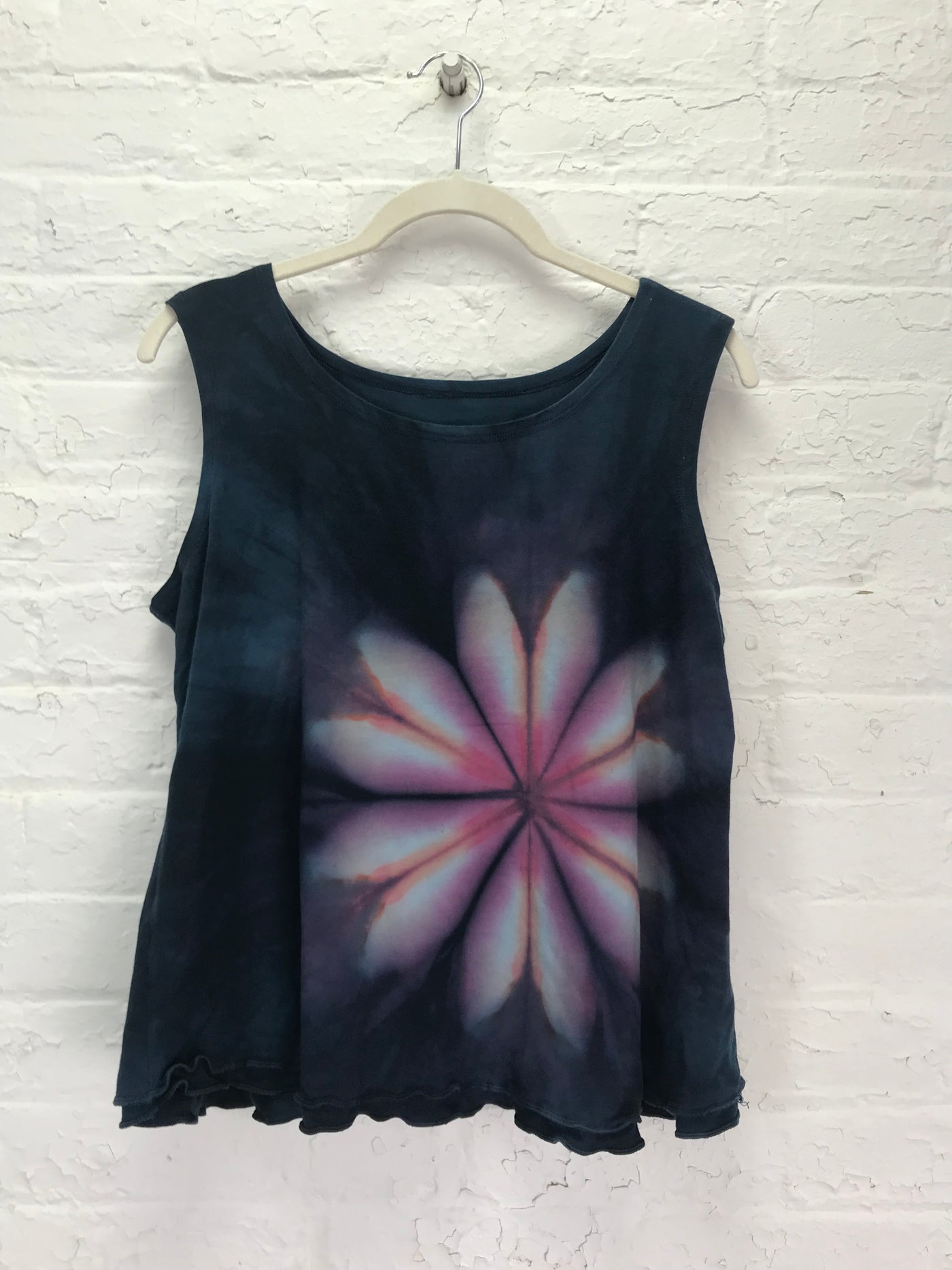 Eileen Tank Top in Pink Pinwheel Blossom