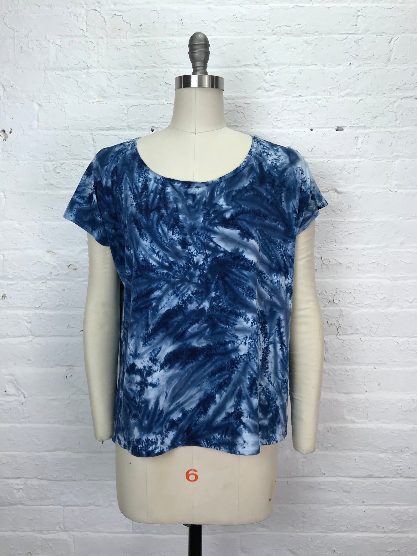 Elsie Top in Electric Denim