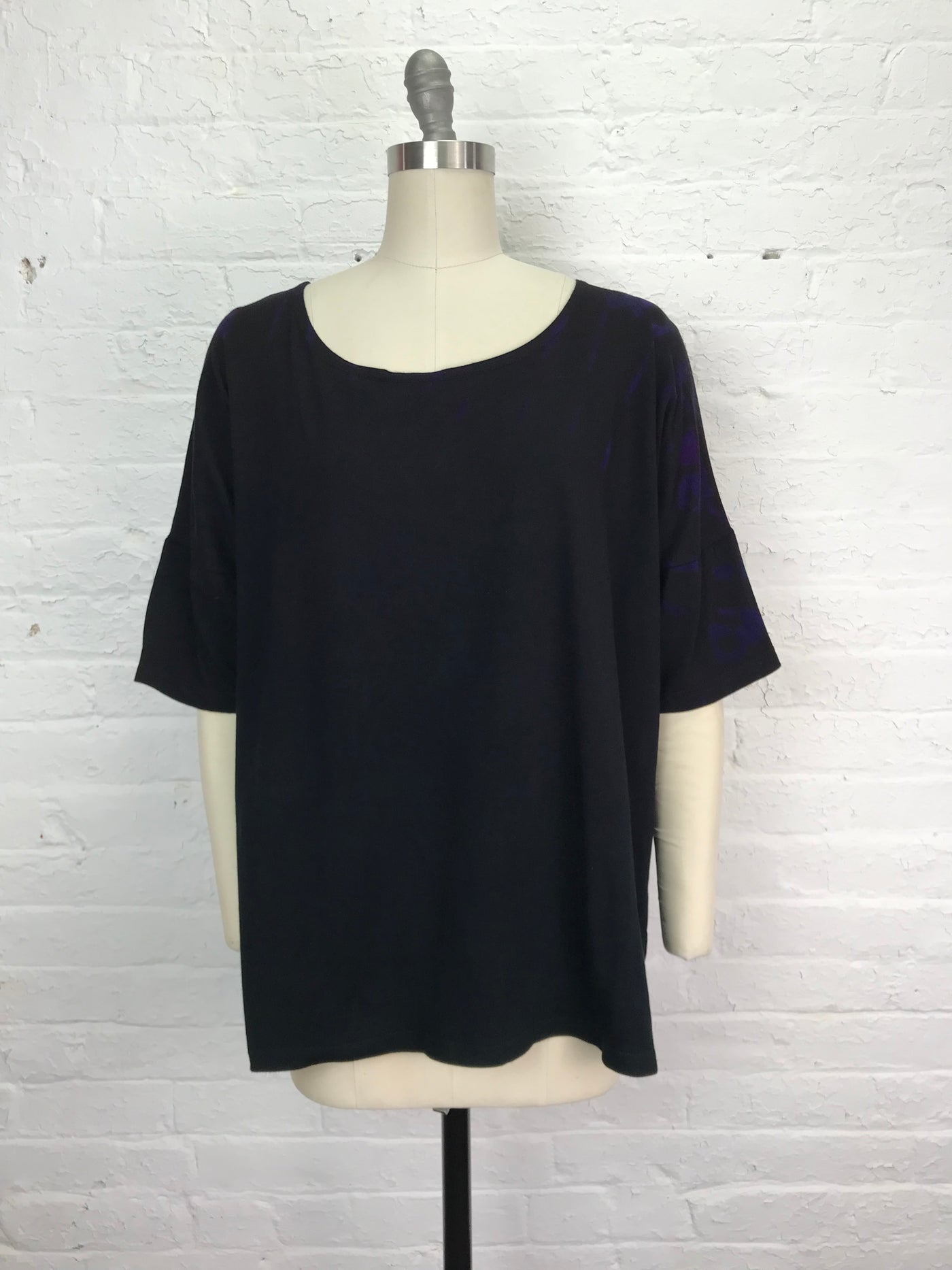 Grace Tunic in Electric Violet Hieroglyph