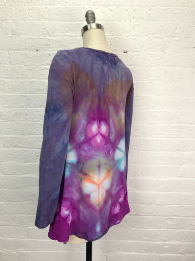 Anna Long Sleeve Tunic in Blooming Kaleidoscope - Cloud Candy