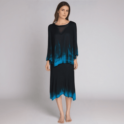 Annabelle Tunic in Deep Blue Sea - Cloud Candy