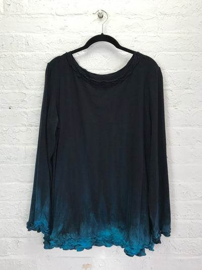 Annabelle Tunic in Deep Blue Sea - Cloud Candy