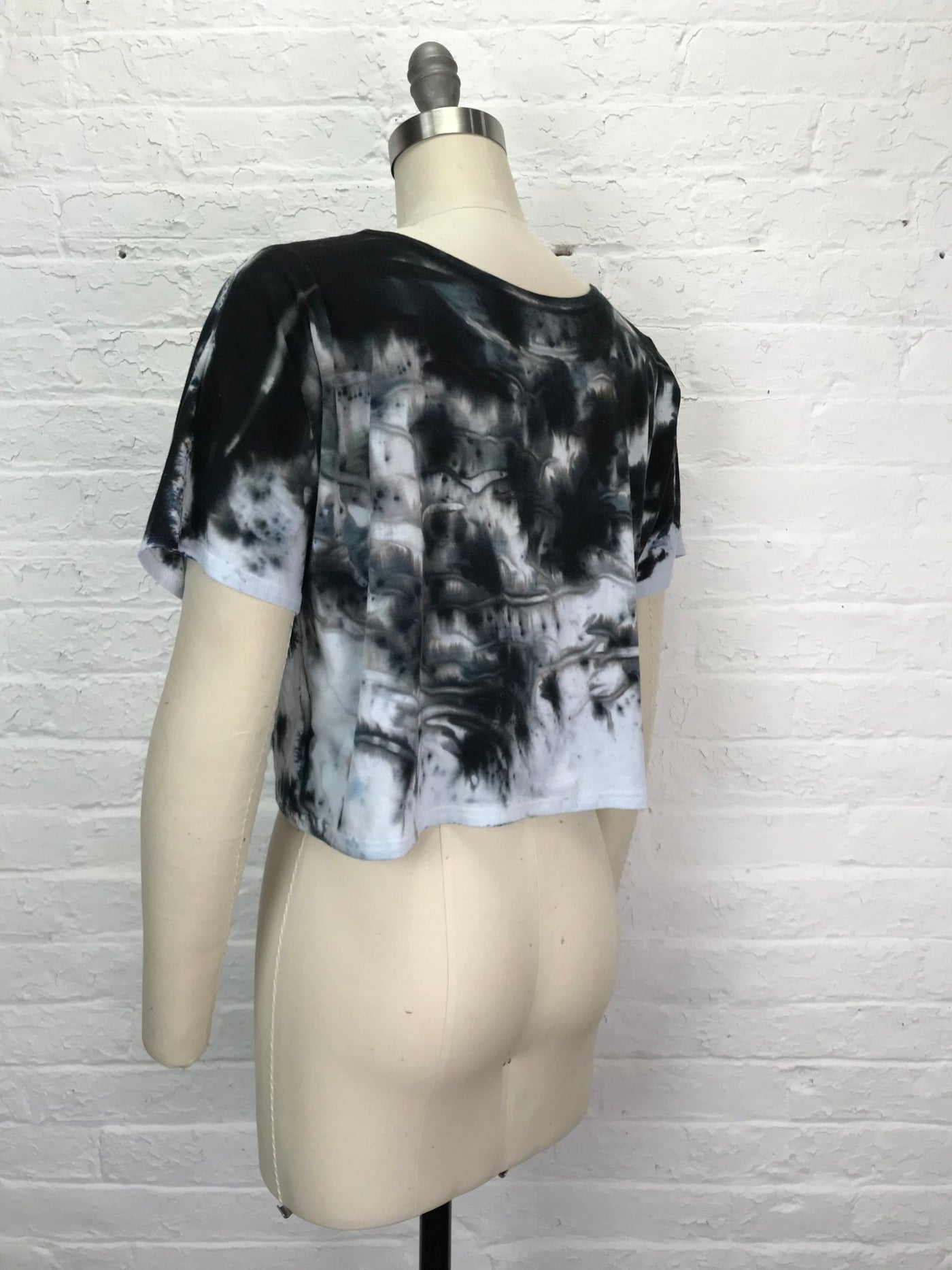 Astrid Crop Top in Iron Filings - Cloud Candy