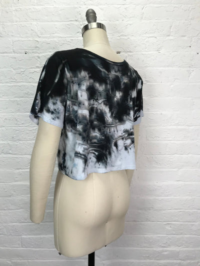 Astrid Crop Top in Iron Filings - Cloud Candy