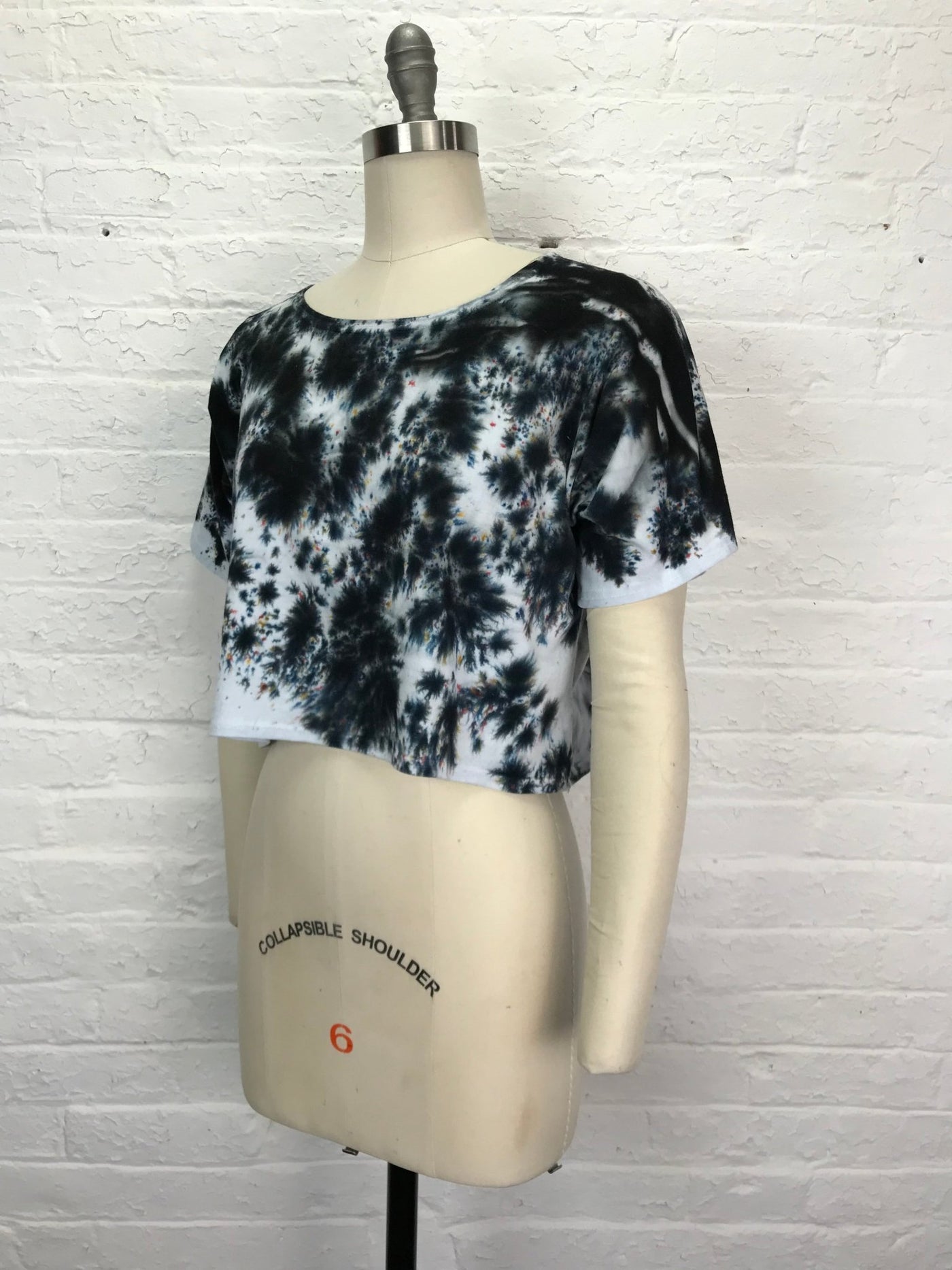 Astrid Crop Top in Iron Filings - Cloud Candy