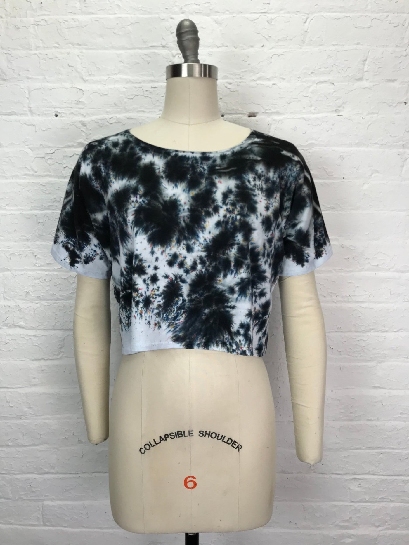Astrid Crop Top in Iron Filings - Cloud Candy