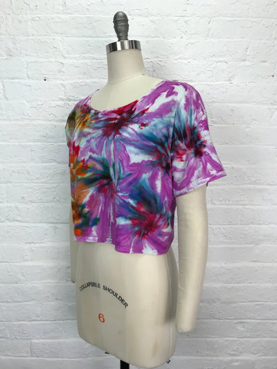 Astrid Crop Top in Wildflower Fireworks - Cloud Candy