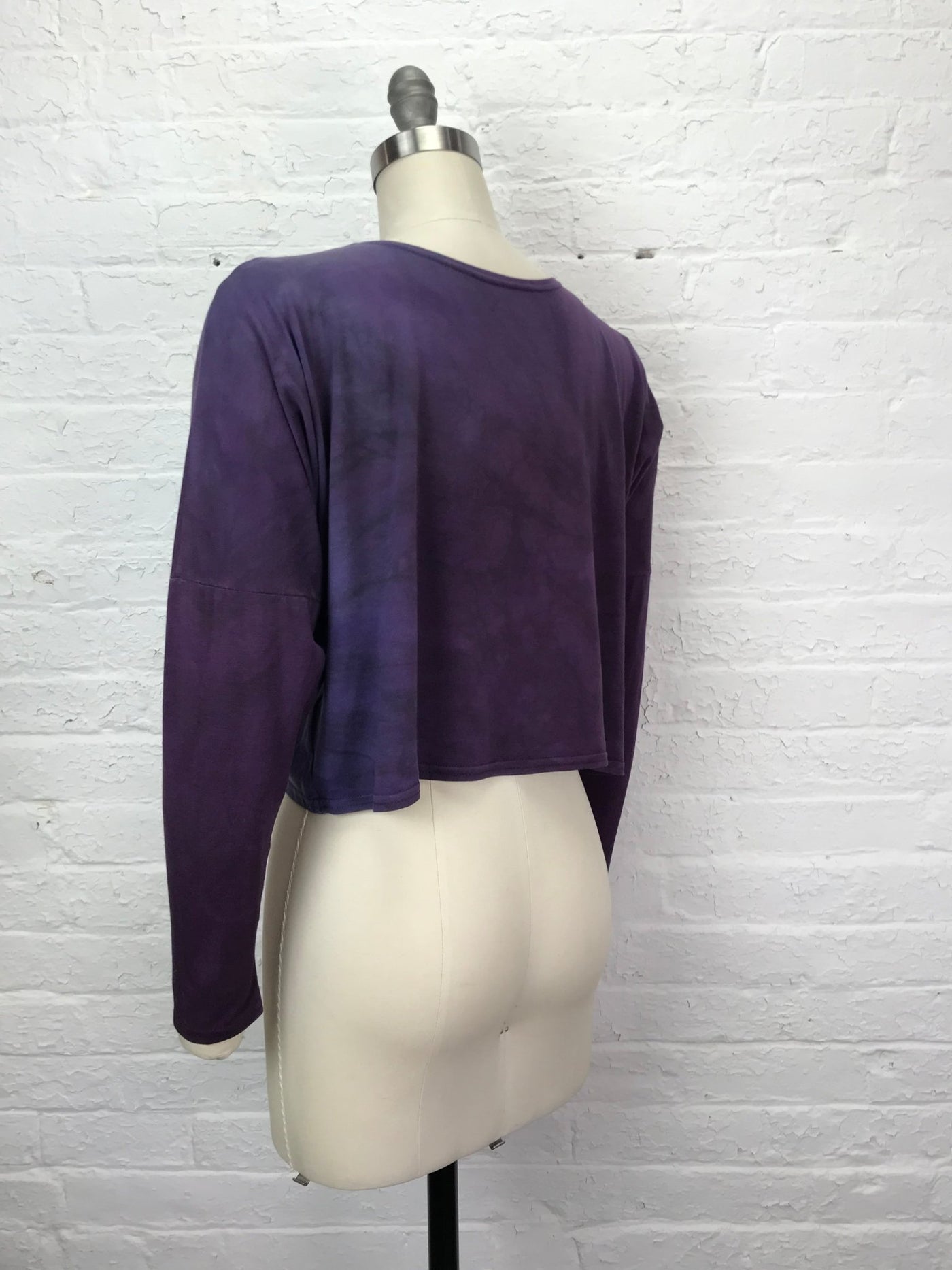 Astrid Long Sleeve Crop Top in Moonlight Mint - One Size - Cloud Candy