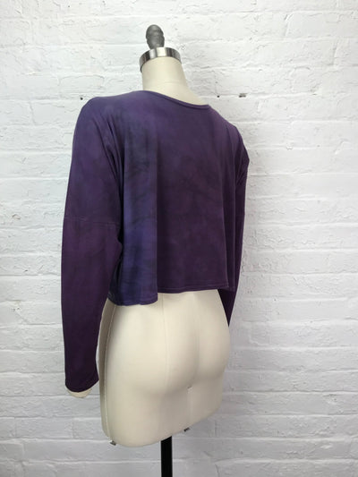 Astrid Long Sleeve Crop Top in Moonlight Mint - One Size - Cloud Candy