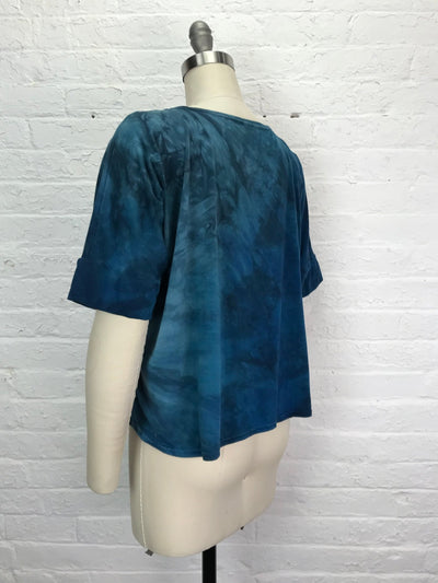 Aurora Top in Sea Blossom - Cloud Candy