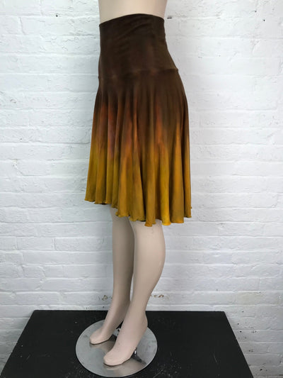 Cascade Circle Skirt in Chocolate Covered Toffee - Cloud Candy