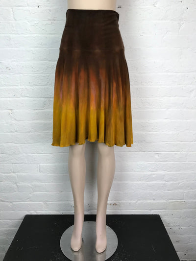 Cascade Circle Skirt in Chocolate Covered Toffee - Cloud Candy