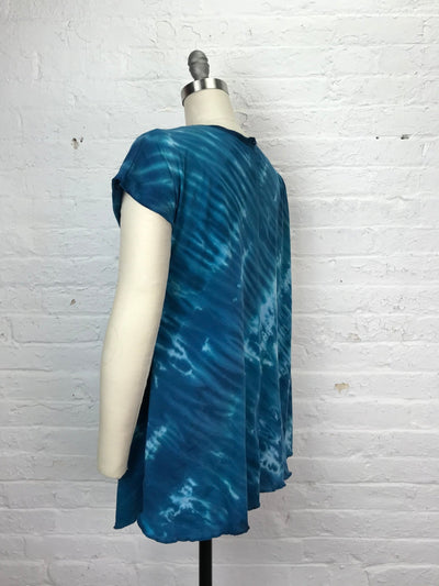 Catherine Tunic in Teal Wave - Cloud Candy