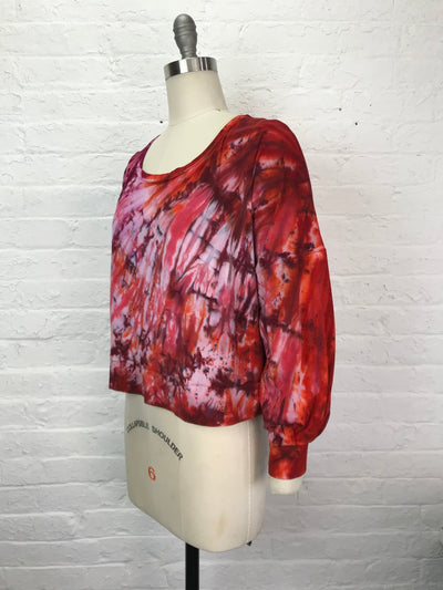 Daphne Poet Sleeve Top in Cinnabar Sprinkle - One Size - Cloud Candy