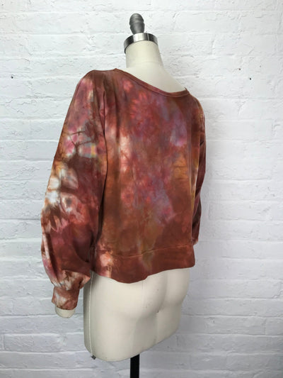 Daphne Poet Sleeve Top in Desert Fog - One Size - Cloud Candy