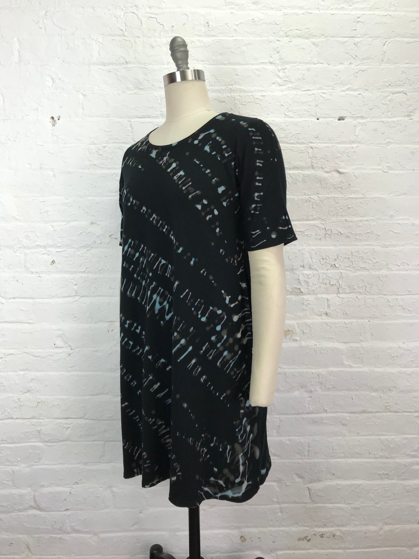 Day Shift Dress in Turquoise Trail - with Pockets! - Medium - Cloud Candy