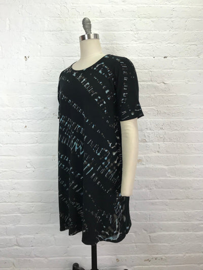 Day Shift Dress in Turquoise Trail - with Pockets! - Medium - Cloud Candy