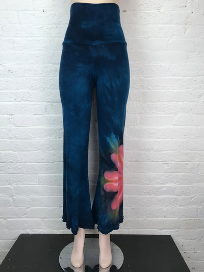 Double Ruffle Spanish Pant in Peach Blush Dahlia - Cloud Candy