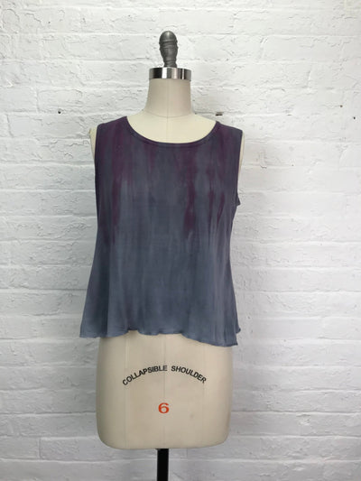 Eileen Bamboo Short Tank Top in Lavender Fog - Cloud Candy