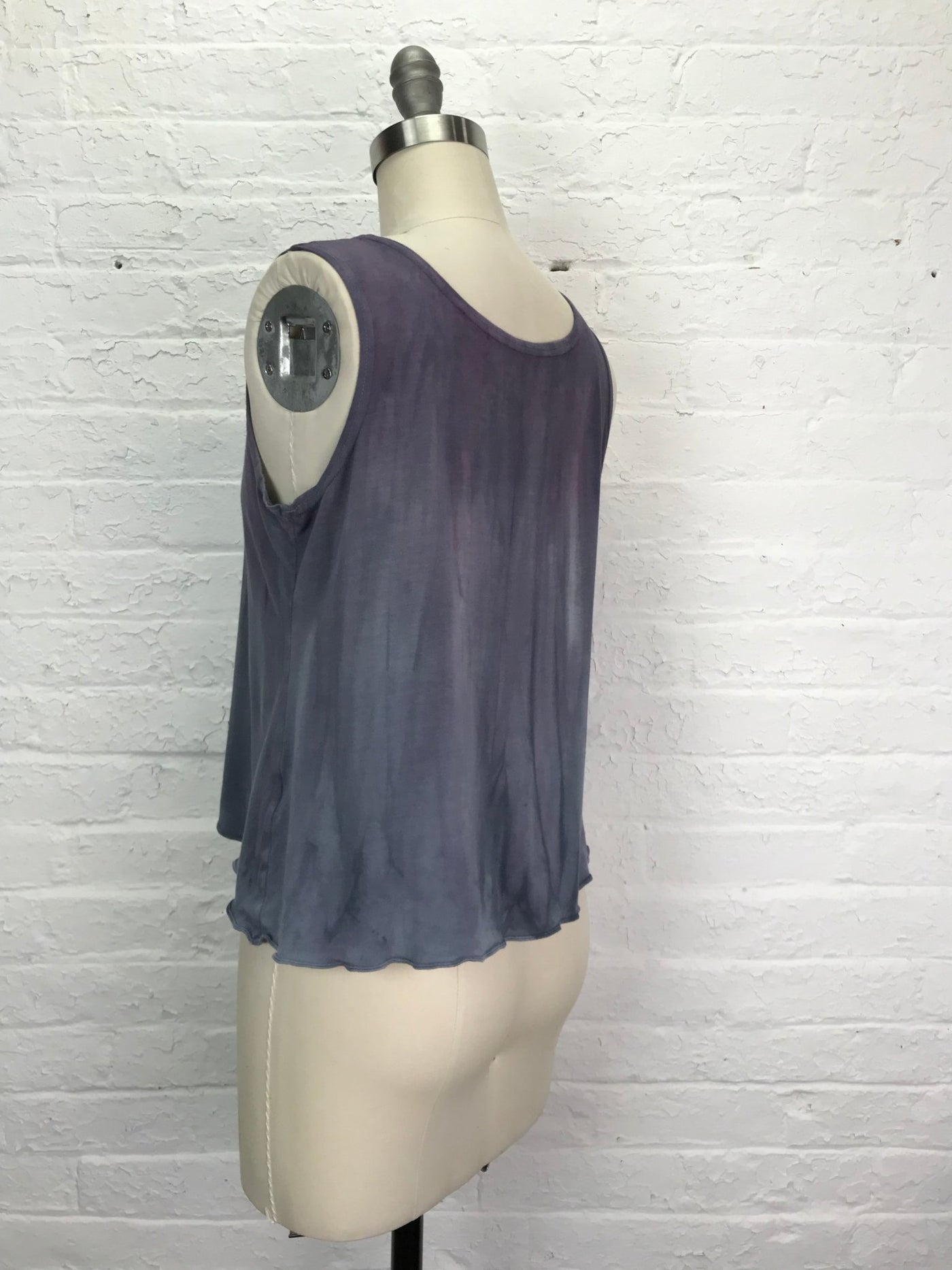 Eileen Bamboo Short Tank Top in Lavender Fog - Cloud Candy