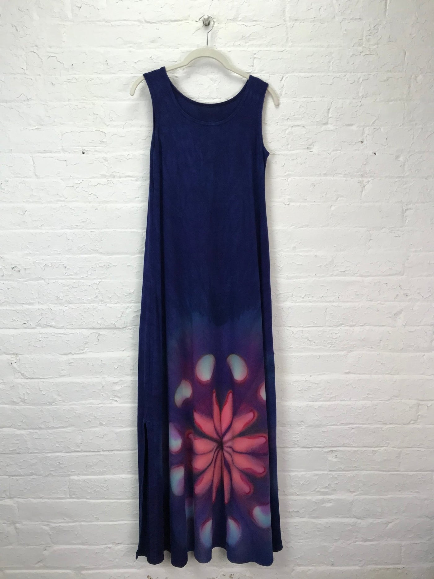 Eileen Maxi Tank Dress in African Whirlygig Daisy - Cloud Candy
