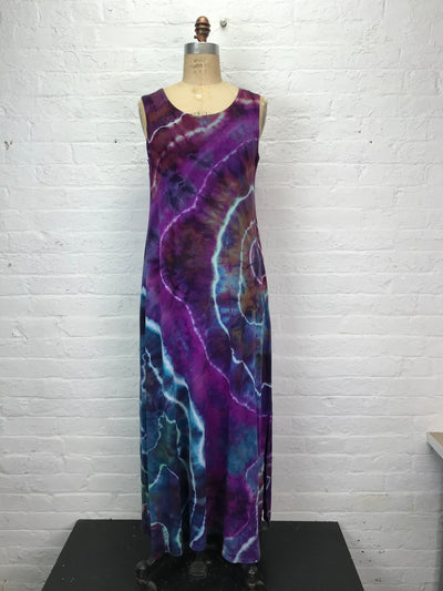 Eileen Maxi Tank Dress in Crushed Amethyst - Cloud Candy