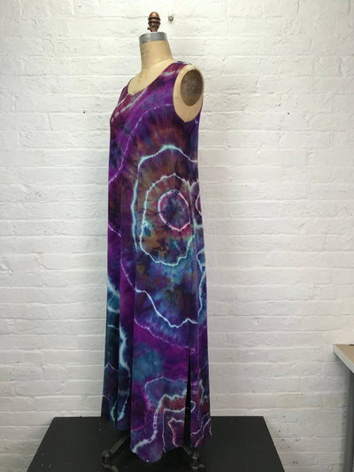 Eileen Maxi Tank Dress in Crushed Amethyst - Cloud Candy