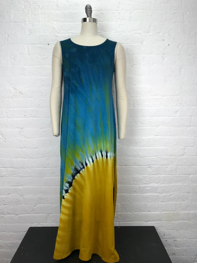 Eileen Maxi Tank Dress in Key West Sunrise - Cloud Candy