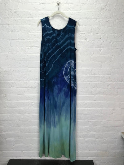 Eileen Maxi Tank Dress in Seamist - Cloud Candy