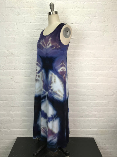 Eileen Midi Tank Dress in Crystalline Starlight - Cloud Candy