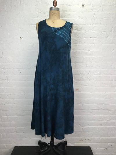 Eileen Midi Tank Dress in Malachite Geode - Cloud Candy