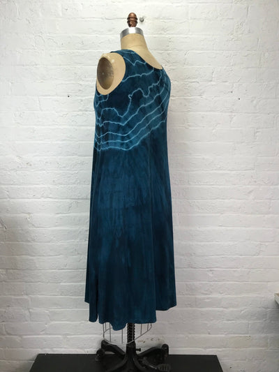 Eileen Midi Tank Dress in Malachite Geode - Cloud Candy