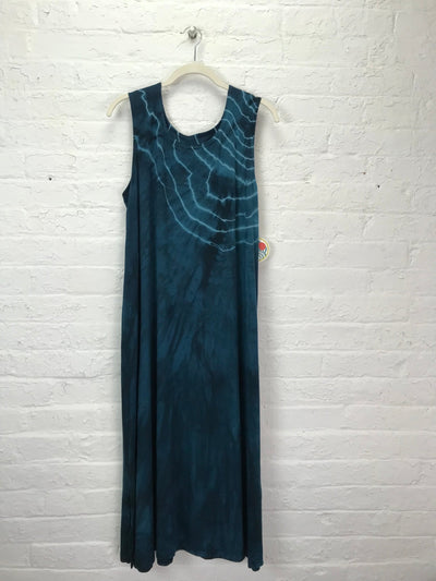 Eileen Midi Tank Dress in Malachite Geode - Cloud Candy