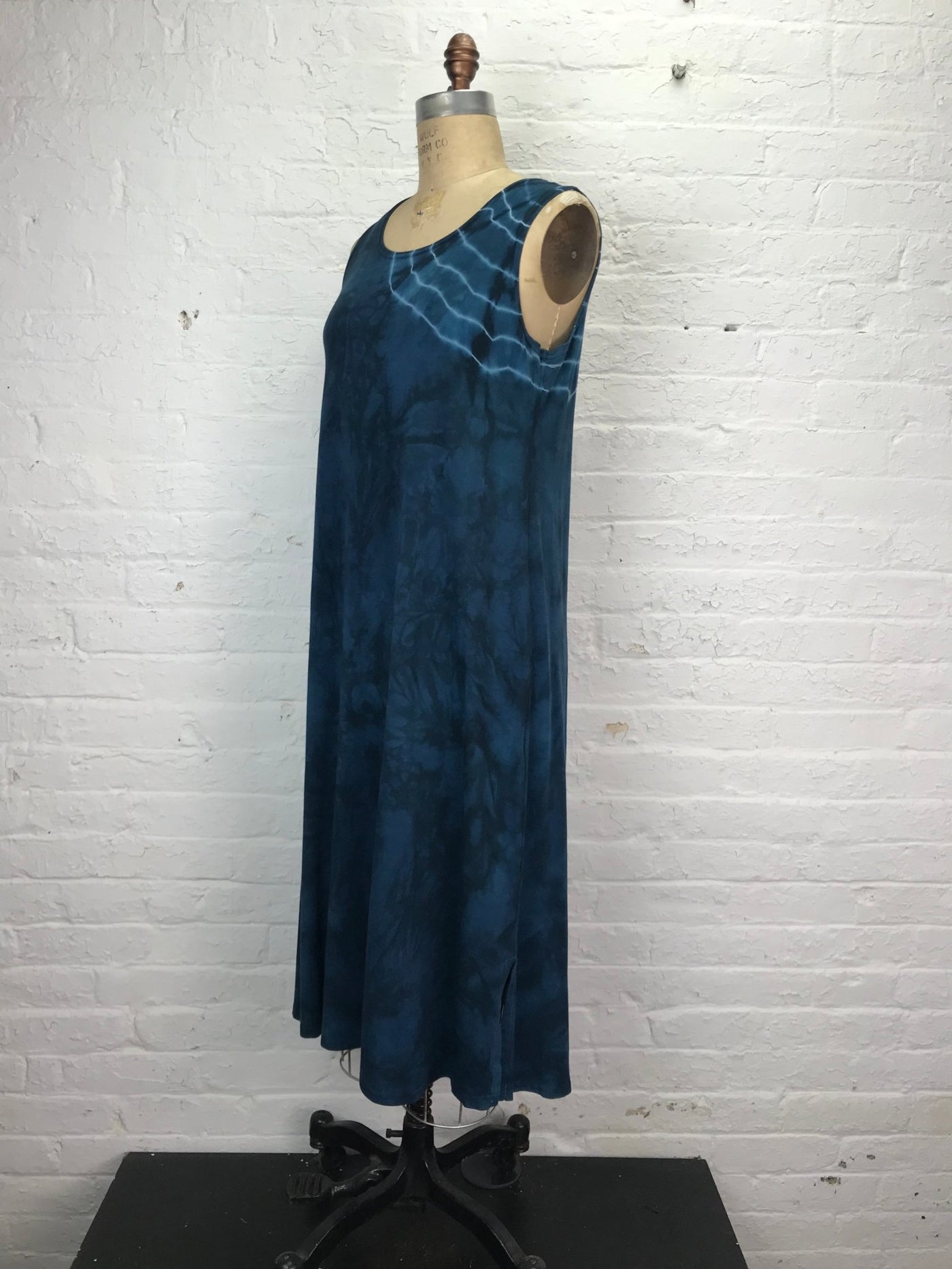 Eileen Midi Tank Dress in Malachite Geode - Cloud Candy