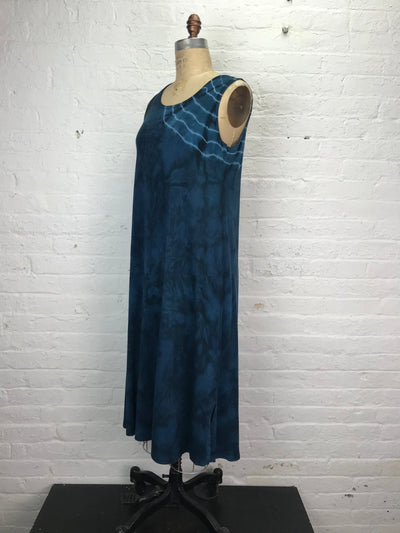 Eileen Midi Tank Dress in Malachite Geode - Cloud Candy