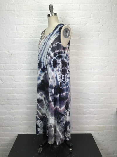 Eileen Midi Tank Dress in Sea Worn Stone - Cloud Candy