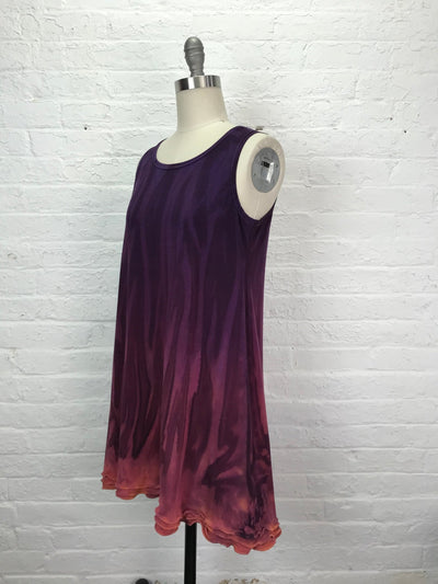 Eileen Mini Dress/Tunic in Catalina Wine Mixer - Medium - Cloud Candy